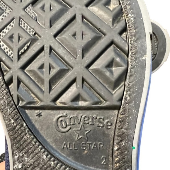 Converse All Star CounterClimate Water Repellent Blue Sneakers Lace-up Jr Size 2 - Picture 9 of 12
